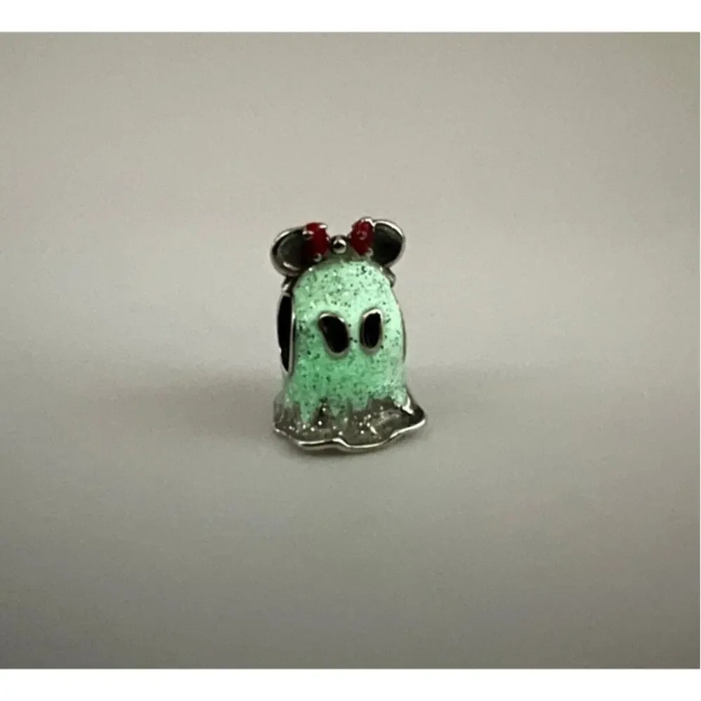 NEW Glow in the Dark Ghost Minnie Charm for European Bracelet